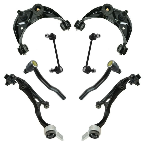 Front Control Arm Ball Joint Sway Bar Link Tie Rod Steering Suspension Kit 8pc PSA52758 Fits select: 2009-2013 MAZDA 6
