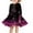 Purple Christmas Snowflake, variant on FKELYI Cartoon Mushroom Frog Long Sleeve Dress Size 7-8 Y Loose Kids Girls Swing Dress Long Sleeve Casual Midi Length Dress for School Home