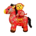 thumbnail image 2 of Adornos de año Nuevo con forma de caballo 2026, peluche, estatua de caballo creativa para decorar , tiendas y el hogar durante el Festival de Pri M, 2 of 9