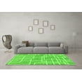 thumbnail image 3 of Ahgly Company Indoor Rectangle Abstract Green Modern Area Rugs, 6' x 9', 3 of 4
