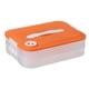 thumbnail image 4 of Contenedores para dumplings, cajas de almacenamiento para wontons, contenedores organizadores para dumplings para el hogar y el comedor. Naranja de 2 capas, 4 of 9