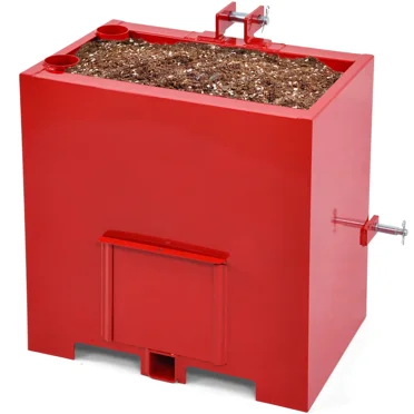 Dextrus Ballast Box 3 Point Category 1 Tractor Loader 2 inch  Hitches Quick Tach Attachment steel