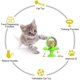 thumbnail image 4 of Juguete interactivo para gatos, Molino de viento para gatos, Dispensador de golosinas para gatos, Comedero interactivo para gatos, Ventosa fuerte Verde, 4 of 5