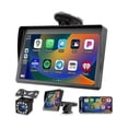 thumbnail image 1 of unique Portable Dash Mount Carplay Display 7in Touch Screen, Gps Navigatin,bluetooth Car Stereo Radio, Bac, 1 of 5