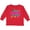 Red, variant on Inktastic Cutest Cowgirl in Town with Cowgirl Hat and Boots Girls Long Sleeve Toddler T-Shirt
