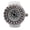 White, variant on Women's Shining Rhinestone Quartz Finger Ring Watch, White Alloy Casual Dress Watch