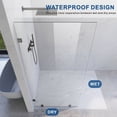thumbnail image 4 of UKH07B2 31 in. W x 80 in. H Frameless Fixed Shower Glass Panel in Space Gray with 3/8 in. Clear Tempered Glass, 4 of 6