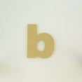 thumbnail image 3 of Package of 1, 6 Inch X 3/4" Thickness MDF Letter b in The Arial Font, Thick, Lower Case for Art & Craft Project, Made in USA, 3 of 4