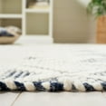 thumbnail image 4 of SAFAVIEH Natura Joandra Geometric Wool Area Rug, Ivory/Charcoal, 6' x 9', 4 of 8