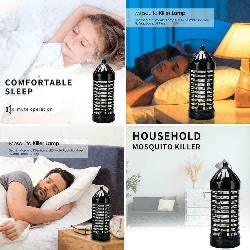 Electric Fly Bug Mosquito Insect Zapper Killer Light Trap Pest Control Lamp, 2 Pack