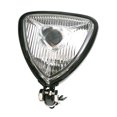 thumbnail image 2 of Estilo Retro De La Linterna De La Luz Del Triángulo De La Motocicleta De 12V 55W Para Harley Chopper Cafe Racer Tipo 4 Macarena Lámpara de faro de triángulo, 2 of 8
