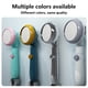 thumbnail image 5 of Ounissouiy Cabezal de ducha ABS de alta presión, rociador de parada de una tecla, boquilla de pulverización para el hogar, accesorios de baño para Juegos de accesorios de baño Gris, 5 of 6