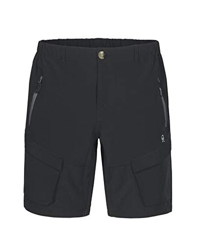Little Donkey Andy Womens Stretch Quick Dry Cargo Shorts for Hiking Travel Black Size S