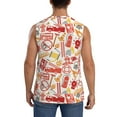 thumbnail image 4 of Disketp Firefighter Icons Sleeveless Tshirts For Men, Muscle Shirts For Men Dry Fit Tank Top-Large, 4 of 8