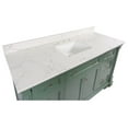 thumbnail image 3 of Sydney 60" Single Bathroom Vanity with Sage Green Cabinet and Engineered Marble Top, 3 of 7