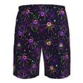 thumbnail image 6 of Kdxio Multi-colored Spiders Pattern Mens Casual Shorts - Drawstring Summer Beach Sports Shorts for Men, 6 of 9