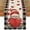 Buffalo Plaid, variant on Sm:)e Love Heart Cat Valentine's Day Table Runner 13x72 Inch