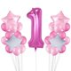 thumbnail image 1 of Matsuzay 11/25 Uds. Globo de látex transparente de ágata de mármol conjunto de confeti de lentejuelas cumpleaños fiesta de aniversario número Kits de decoración para fiestas rosado Matsuzay JJ15589-09, 1 of 1