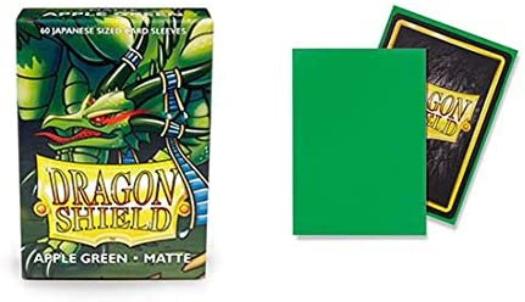 2 Packs Dragon Shield Matte 60 ct Apple Green Standard Size Card Sleeves Individual Pack