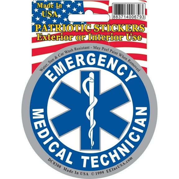 Eagle Emblems DC0300 Sticker - EMT, Logo - 3.5 in.