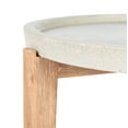 thumbnail image 6 of SAFAVIEH Serka Outdoor Patio Side Table, Natural/Light Grey, 6 of 8
