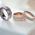 thumbnail image 2 of LYMAYTER Fashion Ring Women's Ring - Couple Style, Geometric, Stackable, 2 of 7