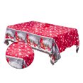 thumbnail image 4 of Ruiboury Christmas Lace Tablecloth Room Decor Table Decor Cover Polyester Tablecloth TYPE3 G, 4 of 8