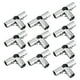 thumbnail image 1 of 10 Piezas de Conector de Tubo, Conector de Montaje de Tubería, Tubo de 25 Mm de Diámetro, Plateado, Resistente para Muebles, Contenedores de Conexión Cinco conectores, 1 of 8