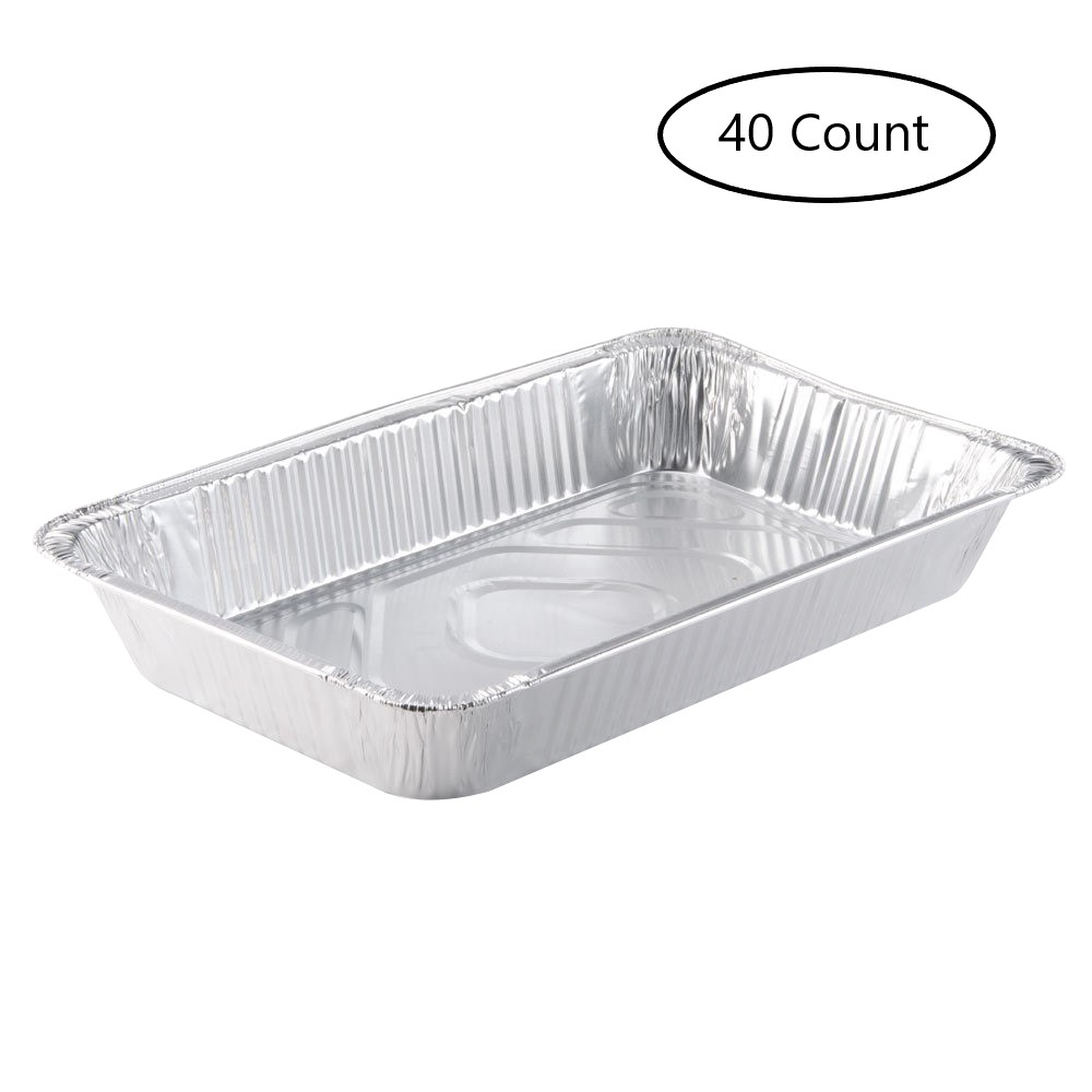 Pactiv PACY6050XH Aluminum Steam Pans Extra Heavy Disposable Steam