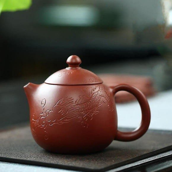 Coffee tea sets chinese yixing tea pot dragon egg purple clay teapot raw ore beauty kettle master handmade