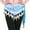 Blue, variant on zhi Women's Ornate Belly Dance Waist Skirt - Dance Practice & Events,Purple,Free Size