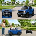 thumbnail image 4 of Ford F-150 Raptor Ride on Cars, 12V Kids Electric Ride on Truck Car with Remote Control, Toddler Ride On Car Toys w LED Lights Ride on Truck Toy with Bluetooth for Birthday Gift, Outdoor, Ages 3-6, 4 of 9