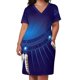thumbnail image 3 of Vestido de verano con bolsillos sueltos y estampado de círculos de Crazy Horse para mujer, 3 of 7