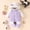 Purple, variant on Dpytoraw Boys Romper With Hood Long Sleeve Full Length Jumpsuit Soft Outerwear For Infant And Toddler Playful Embroidered Heart Outfit Baby Boy Romper Outfit Size 9-12 Months