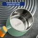 thumbnail image 5 of Aparatos de cocina, accesorios de cocina, taza de acero inoxidable con tapa y asa, 450 ml, reutilizable, de doble capa, para el hogar, la oficina y viajes, taza de café, tazas de desayuno, MARK CUP, 5 of 7