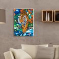 thumbnail image 4 of Cuadros Decorativos Mosaico en forma especial DIY 5D Animal Tigre diamante pintura dibujo Kit arte decoración Ehuebsd Nuevos Originales, 4 of 8