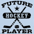 thumbnail image 2 of CafePress - Future Hockey Player Infant Bodysuit - Baby Light Bodysuit, Size Newborn - 24 Months, 2 of 4