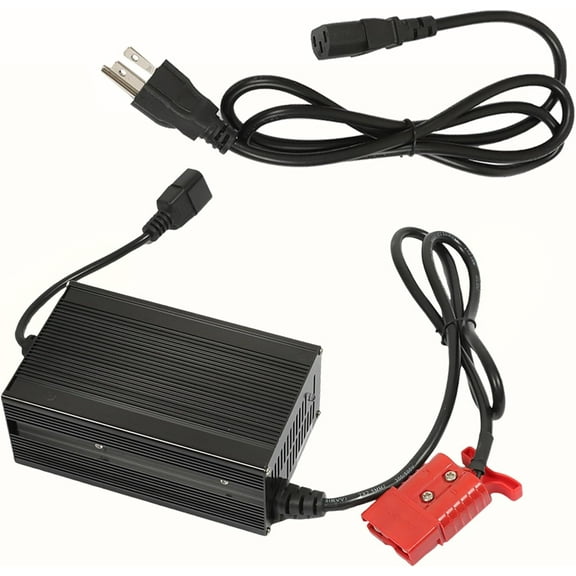 Handdo 24 Volt 10 Amp Floor Scrubber Battery Charger with Sb120 120A Red Connector and Socket