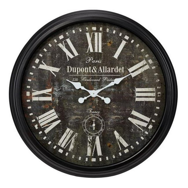 IMAX Z11243 Horloge Murale France - Noir
