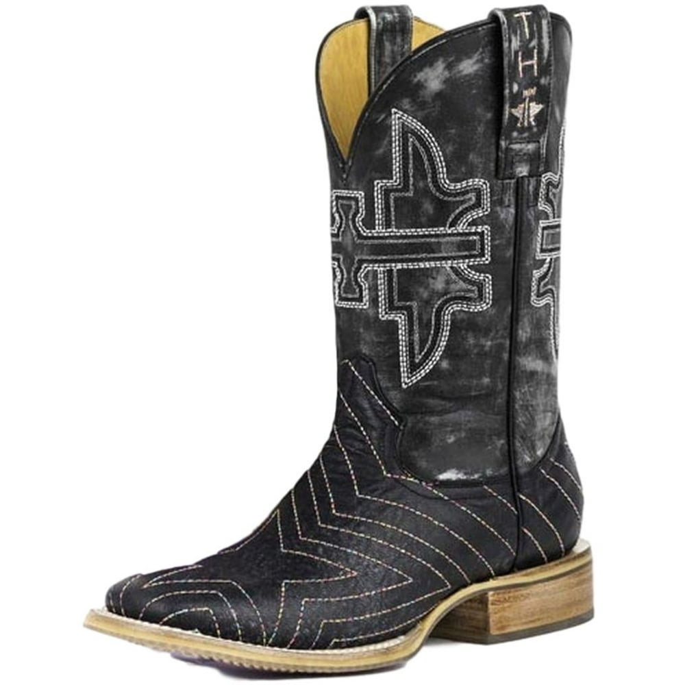 Tin Haul Tin Haul Western Boots Womens Neon Star Black 140210007
