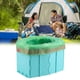 thumbnail image 1 of (Azul) Orinal portátil plegable para viaje, asiento móvil, Porta para viajes largos de acampada, 1 of 5