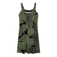 thumbnail image 4 of Vestido Informal Holgado de Verano Para Mujer, Sin Mangas, Con Escote En V, Estilo Bohemio, Con Paraguas, Color Puro, 4 of 4