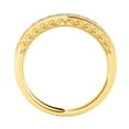thumbnail image 4 of AoneJewelry 3/8 Carat Diamond Milgrained Wedding Band In 10K Yellow Gold, 4 of 5
