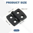 thumbnail image 2 of 6Pcs Torque Hinge, 40x30x4mm Nylon Adjustable Position Control Hinges (5mm Hole), 2 of 6