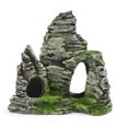 thumbnail image 1 of Vonky Mountain View Aquarium Rockery Hiding Resin Cave Tree Fish Tank Ornament Decoration, 1 of 3