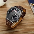 thumbnail image 2 of Oulm Watch Two Time Zone Man Relojes de cuarzo Brand OULM natural, 2 of 7