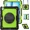 Green, variant on Case for iPad Air 13 inch M4 2026 / M3 2025 / M2 2024 with Built-in Screen Protector, 360° Rotating Stand, Adjustable Shoulder Strap, Pencil Holder