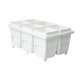 thumbnail image 5 of Macetas cuadradas para vivero con orificios de drenaje. Macetas versátiles para iniciar el cultivo de plántulas, ideales para exteriores, interiores, oficinas y jardines. 8 cm blanco, 5 of 8