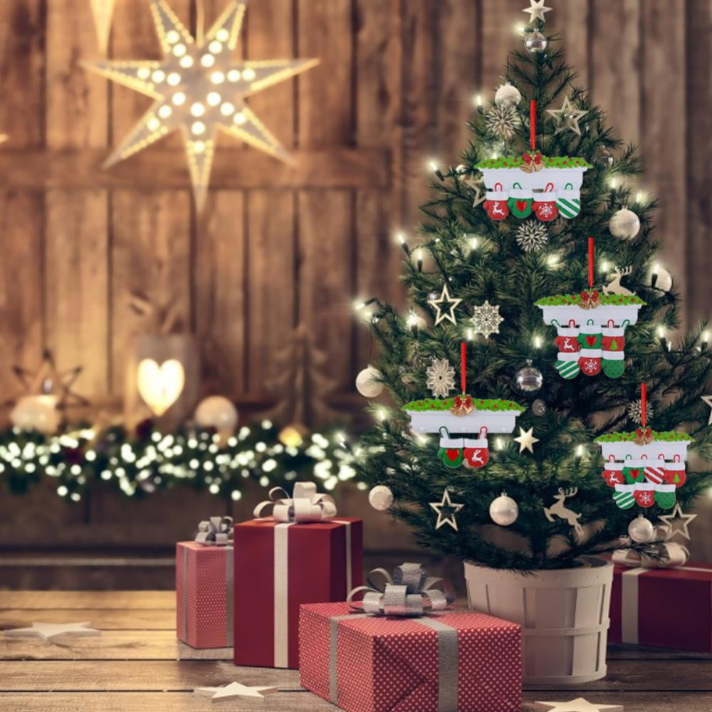 DIY Family Christmas Xmas Tree Bauble Decoration Ornament Home Gift Santa Decor 