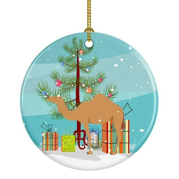 Arabian Camel Dromedary Christmas Ceramic Ornament